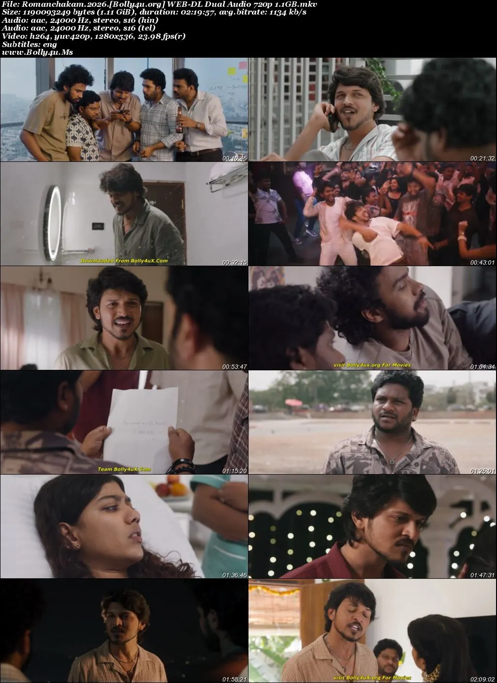 Romanchakam 2026 WEB-DL UNCUT Hindi Dual Audio ORG Full Movie Download 1080p  720p  480p