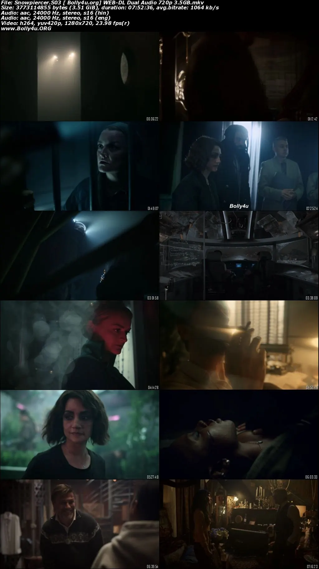 Snowpiercer 2022 WEB-DL Hindi Dual Audio S03 Download 720p  480p