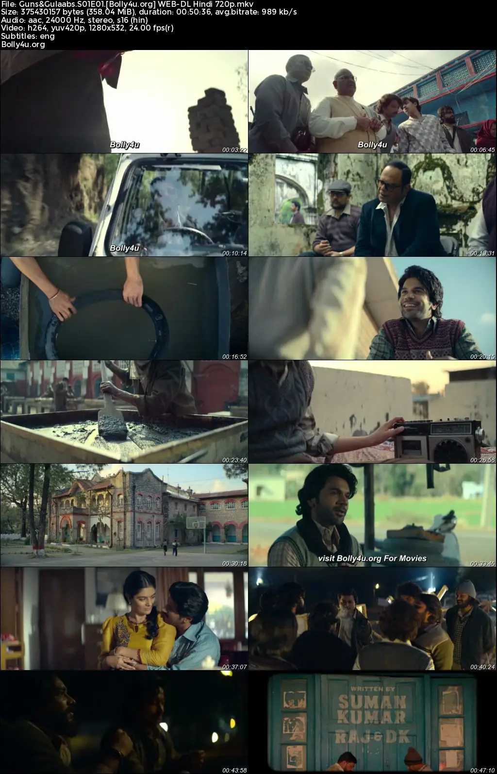 Guns and Gulaabs 2023 WEB-DL Hindi S01 Complete Download 720p  480p