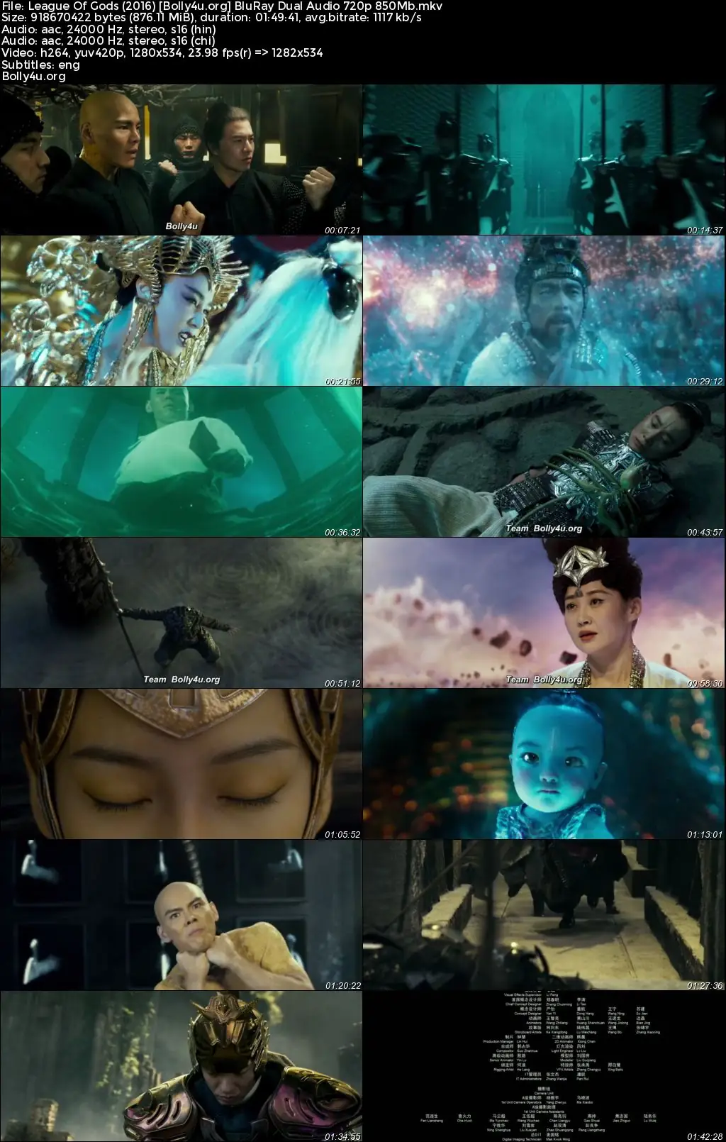 League Of Gods 2016 BluRay Hindi Dual Audio ORG Full Movie Download 1080p  720p  480p