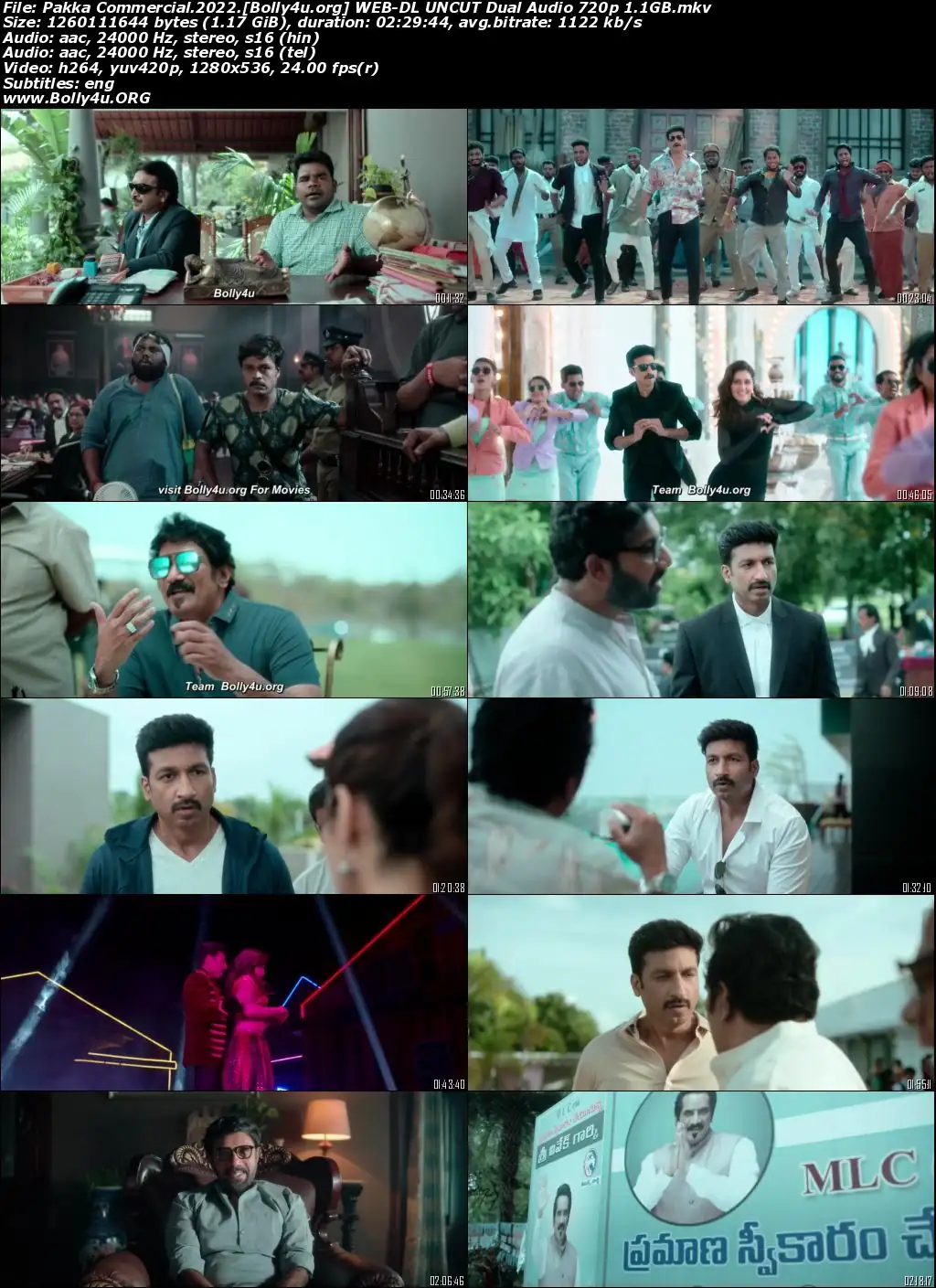 Pakka Commercial 2022 WEB-DL UNCUT Hindi Dual Audio ORG Full Movie Download 1080p  720p  480p