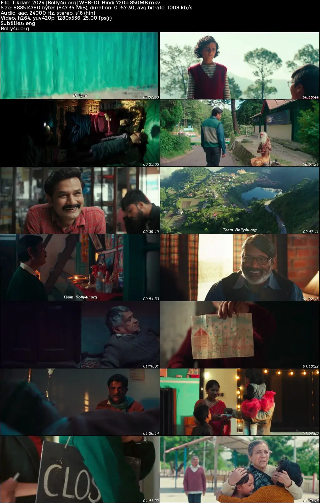 Tikdam 2024 WEB-DL Hindi Full Movie Download 1080p  720p  480p