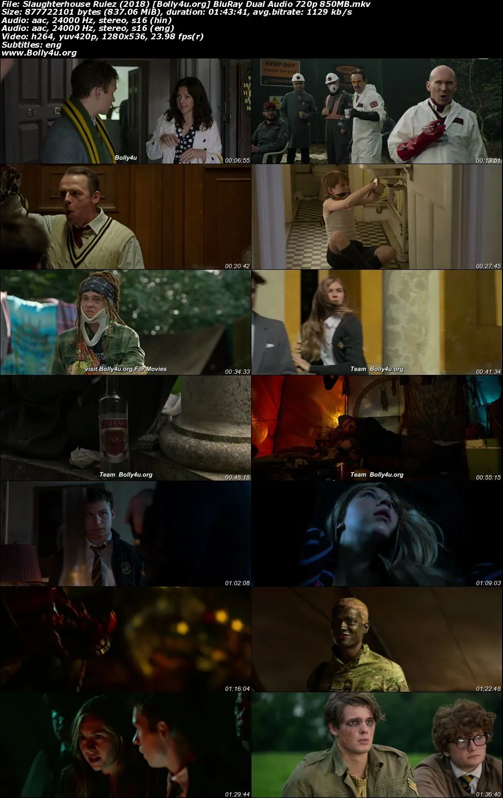 Slaughterhouse Rulez 2018 BluRay Hindi Dual Audio ORG Full Movie Download 1080p  720p  480p