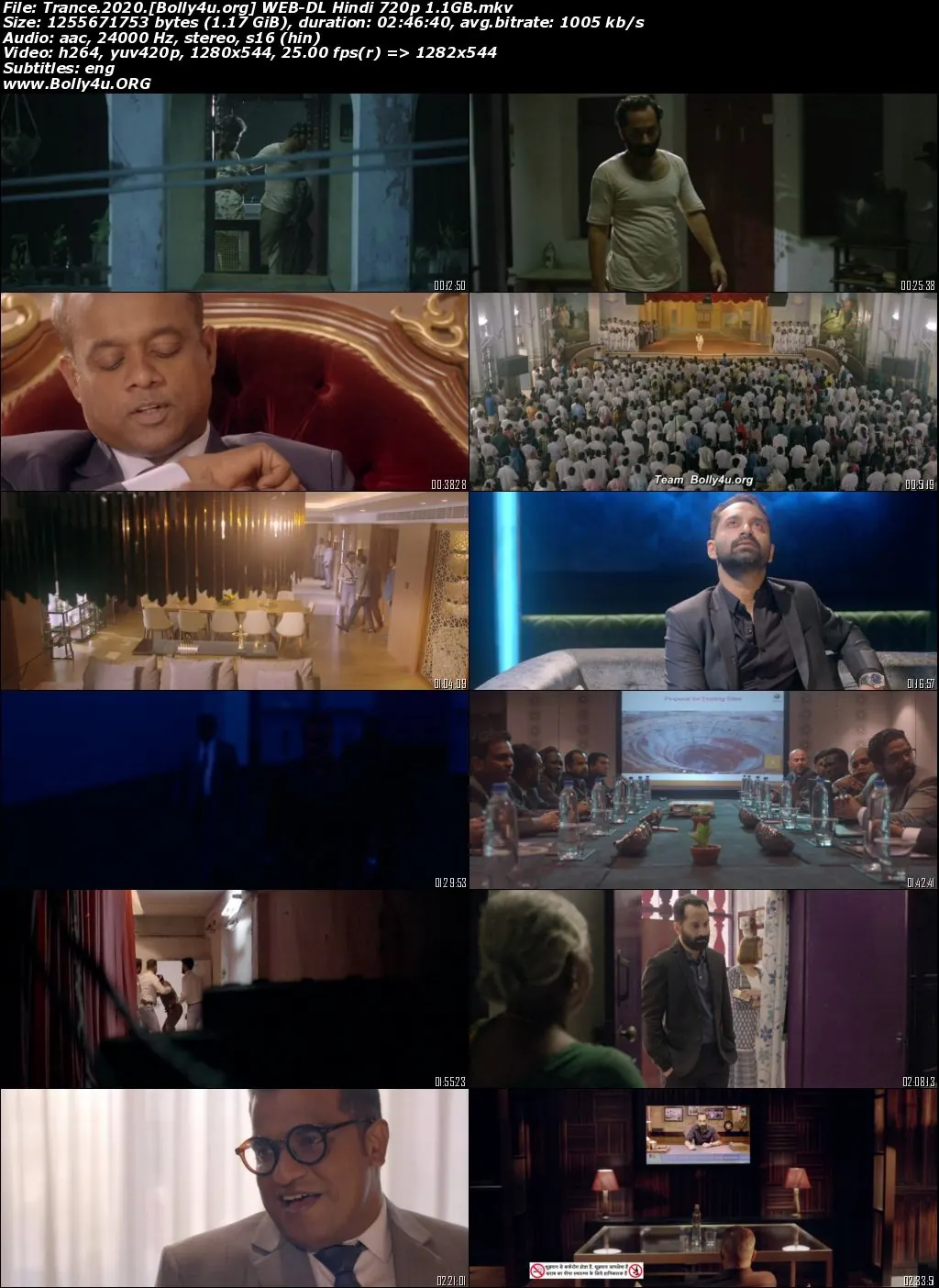 Trance 2020 WEB-DL Hindi Dubbed Movie Download 720p  480p