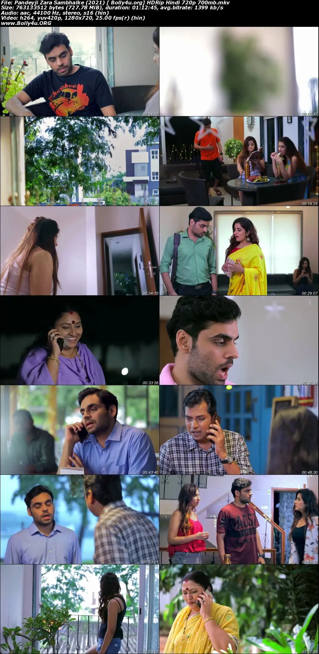 Pandeyji Zara Sambhalke 2021 HDRip 200MB Hindi 480p Download