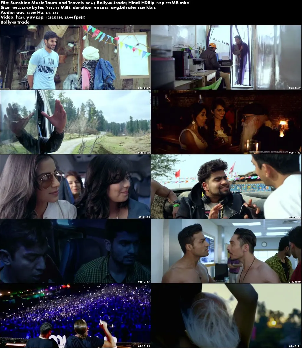 Sunshine Music Tours and Travels 2016 HDRip 350Mb Hindi 480p Download