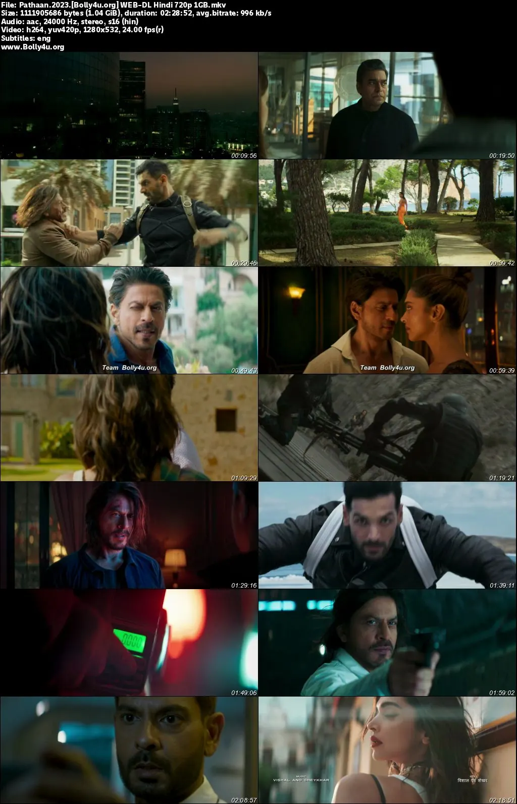 Pathaan 2023 WEB-DL Hindi Full Movie Download 1080p  720p  480p