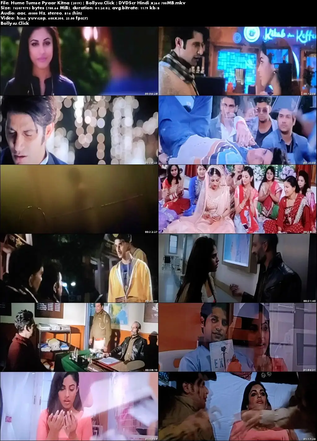 Hume Tumse Pyaar Kitna 2019 Pre DVDRip 700MB Hindi x264 Download