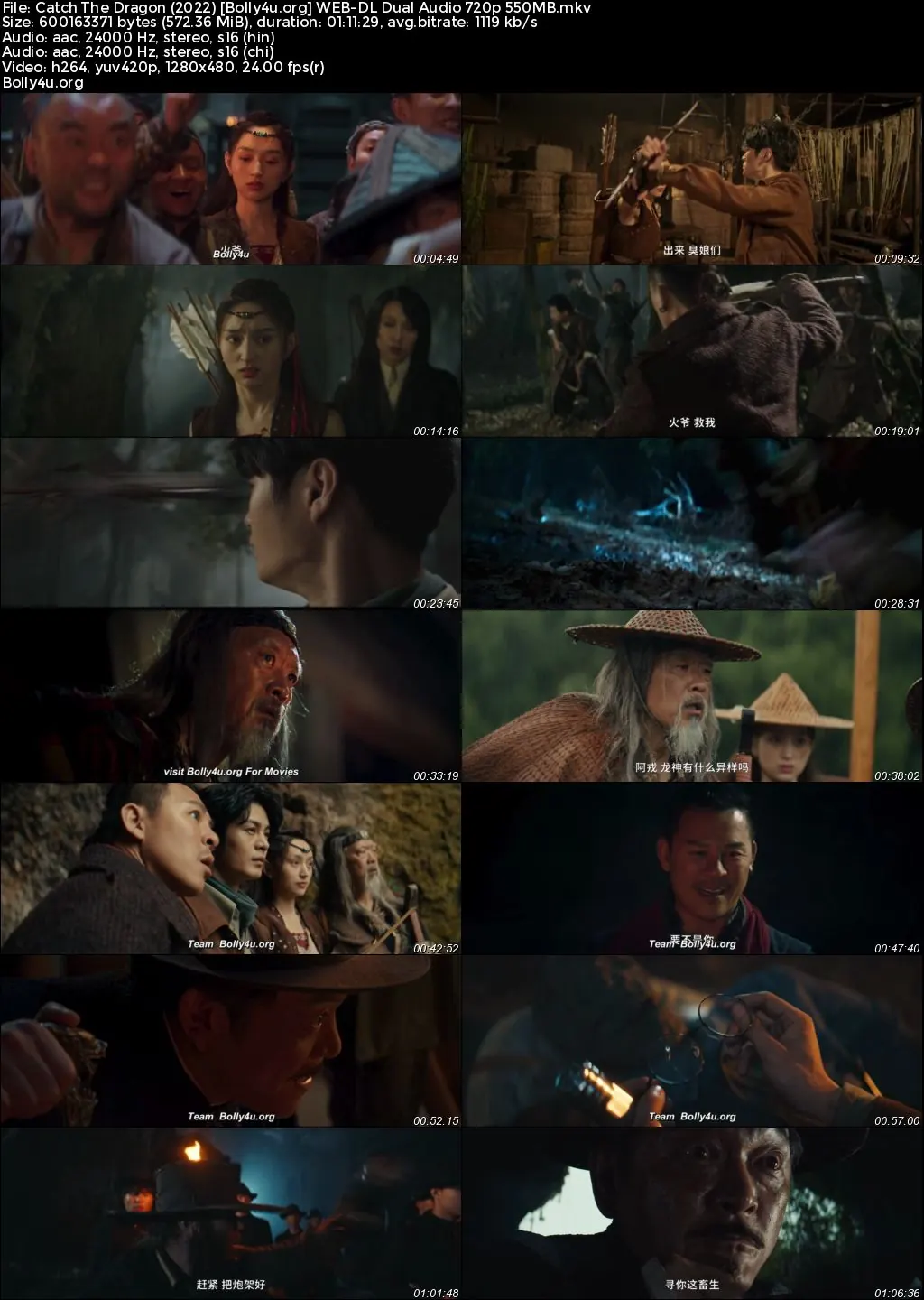 Catch The Dragon 2022 WEB-DL Hindi Dual Audio Full Movie Download 720p  480p