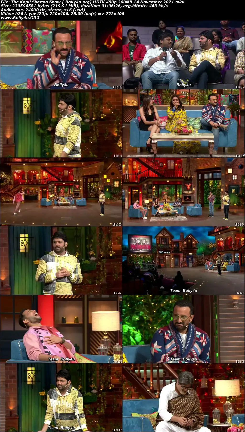 The Kapil Sharma Show HDTV 480p 200MB 14 November 2021 Download