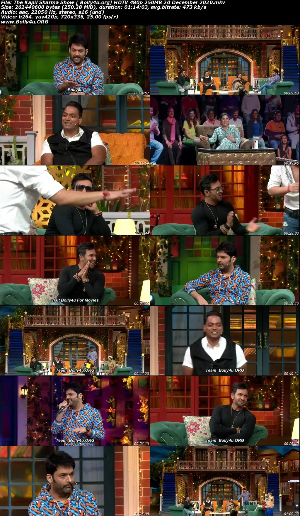 The Kapil Sharma Show HDTV 480p 250MB 20 December 2020 Download