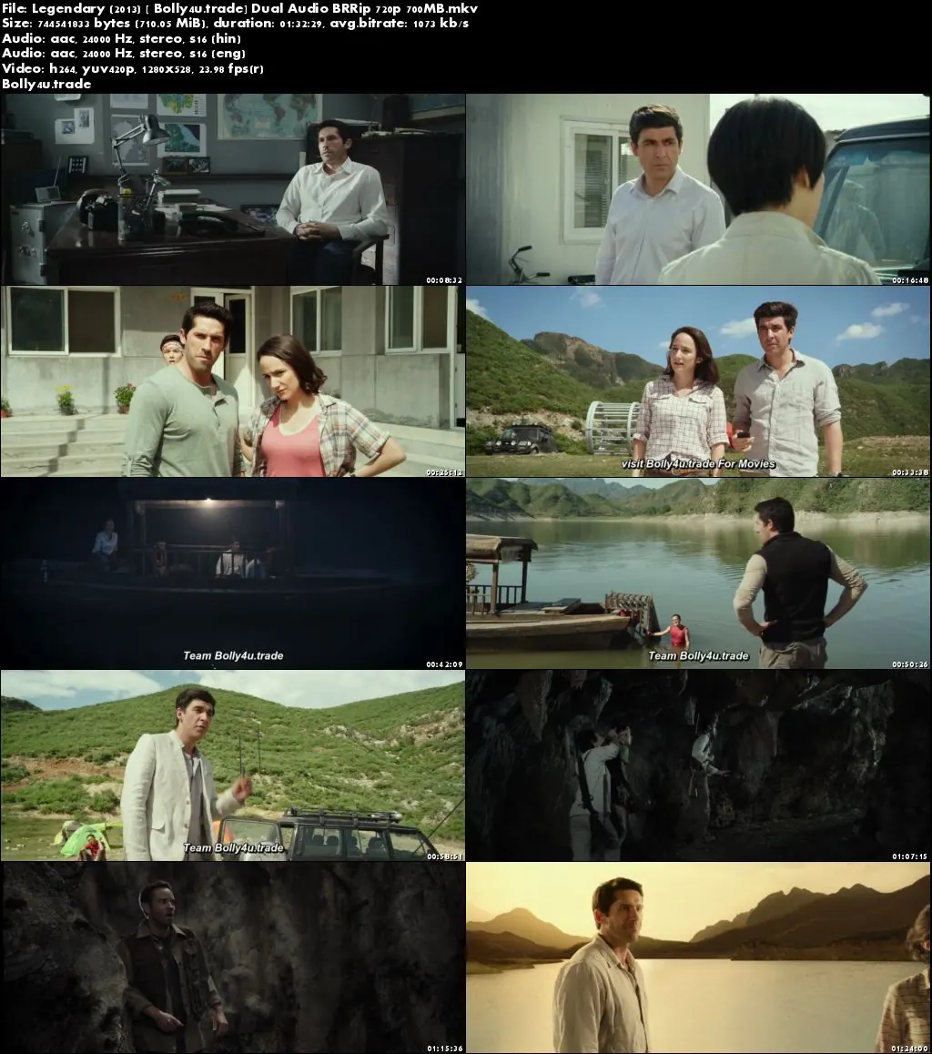 Legendary 2013 BluRay 700MB Hindi Dual Audio 720p Download