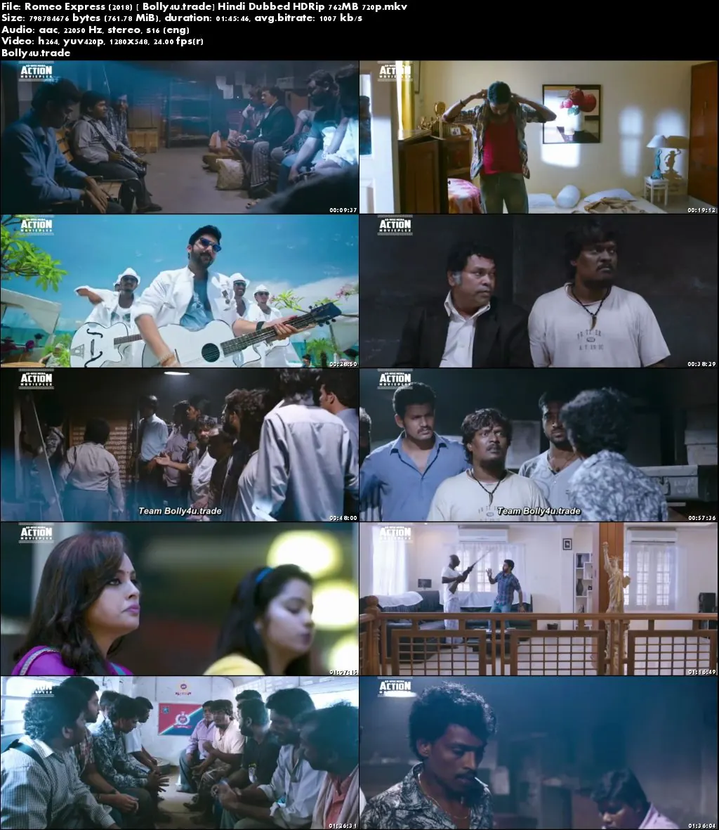 Romeo Express 2018 HDRip 300MB Full Hindi Dubbed Movie Download 480p
