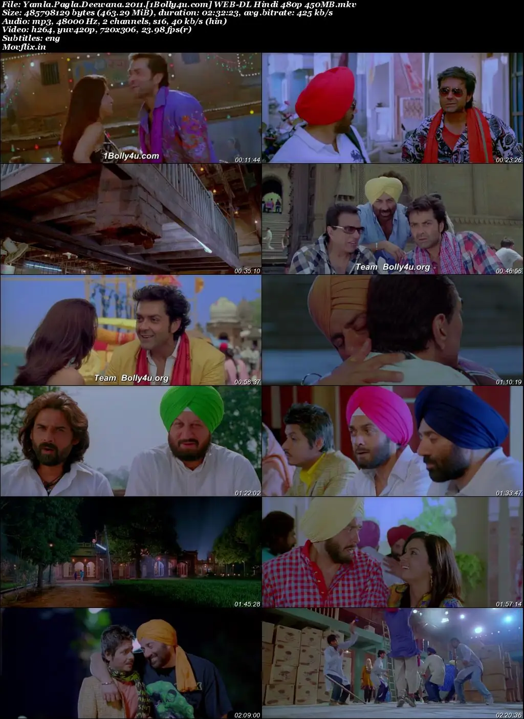 Yamla Pagla Deewana 2011 WEB-DL Hindi Full Movie Download 1080p  720p  480p