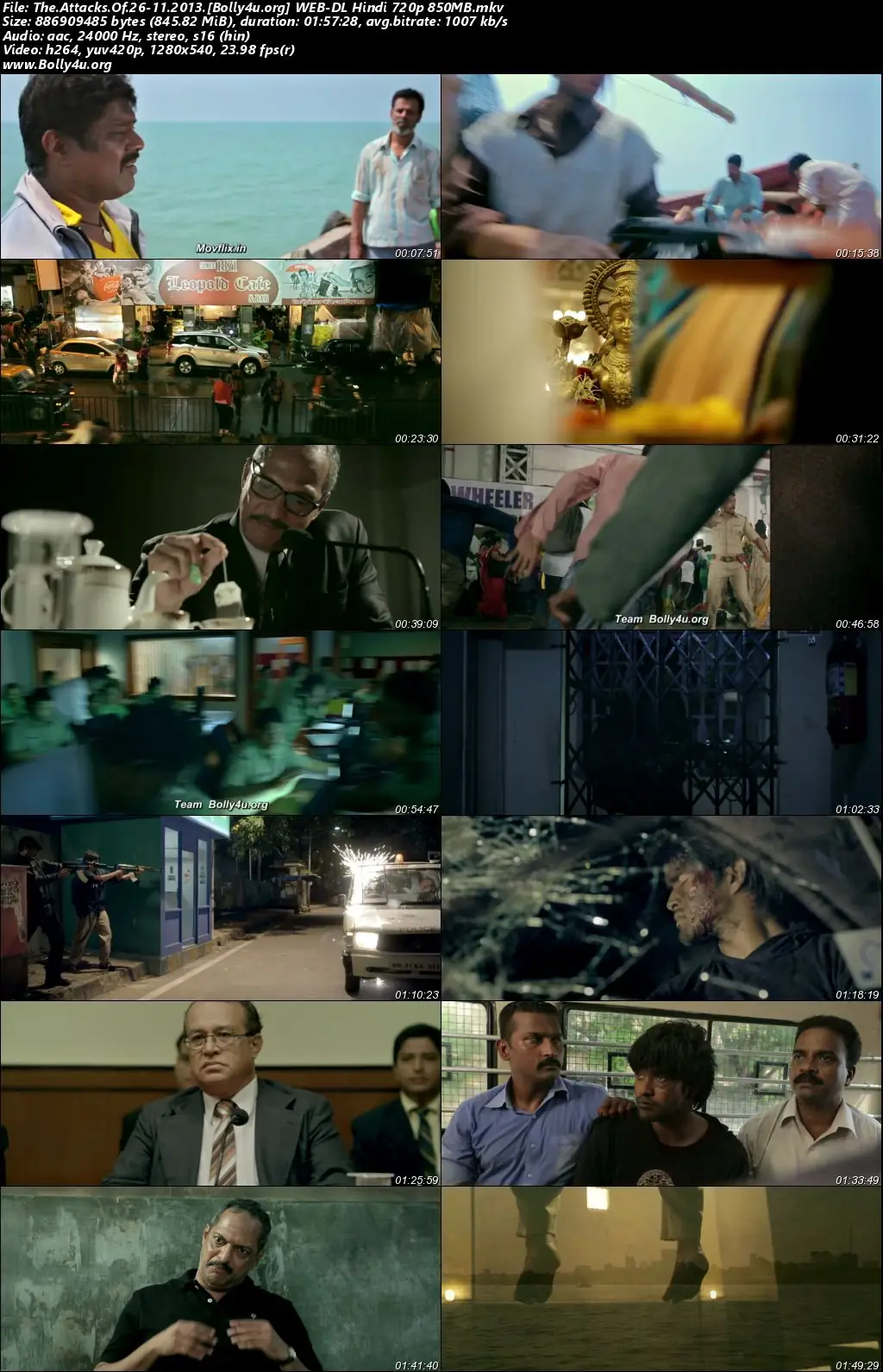 The Attacks of 26/11 2013 WEB-DL Hindi Full Movie Download 1080p  720p  480p