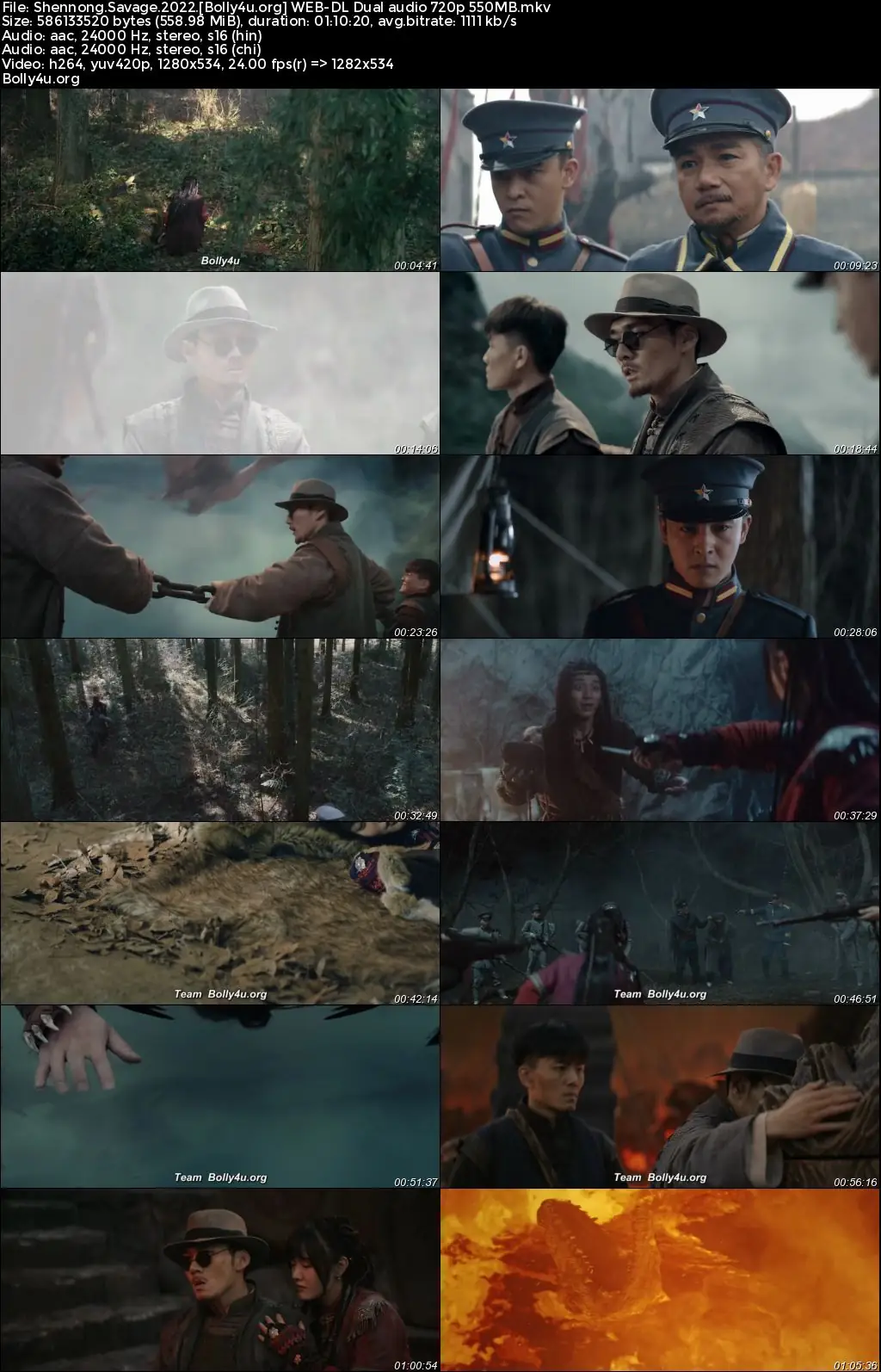 Shennong Savage 2022 WEB-DL Hindi Dual Audio Full Movie Download 1080p  720p  480p