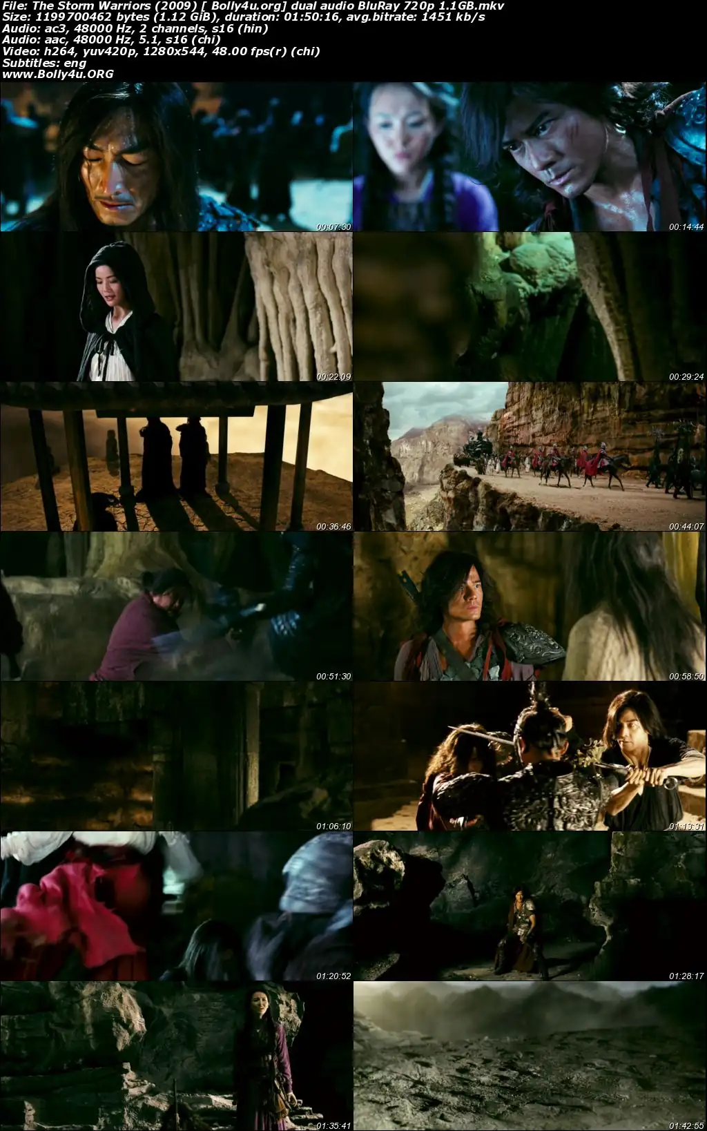The Storm Warriors 2009 BluRay 1.1GB Hindi Dual Audio 720p Download