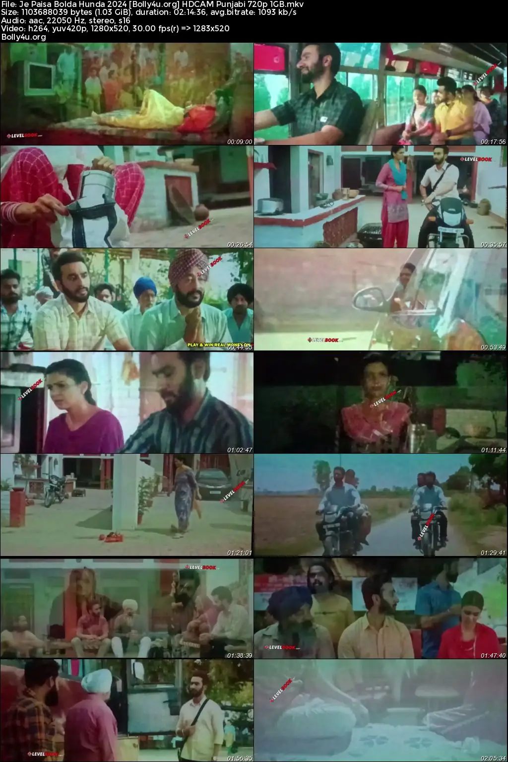 Je Paisa Bolda Hunda 2024 HDCAM Punjabi Full Movie Download 720p  480p