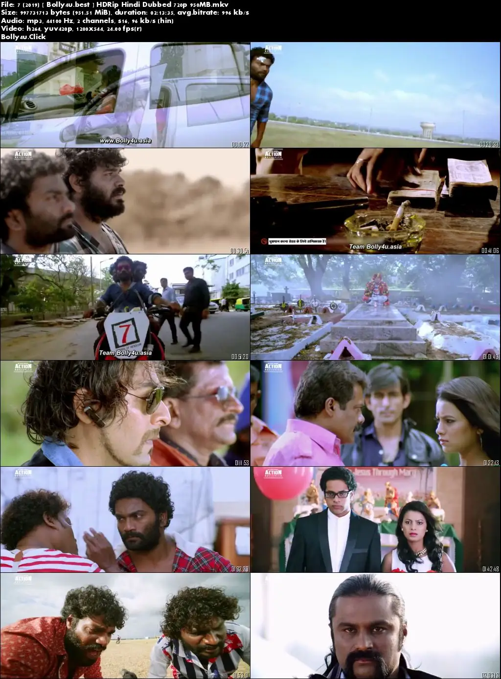 7 (2019) HDRip 300Mb Hindi Dubbed 480p Download