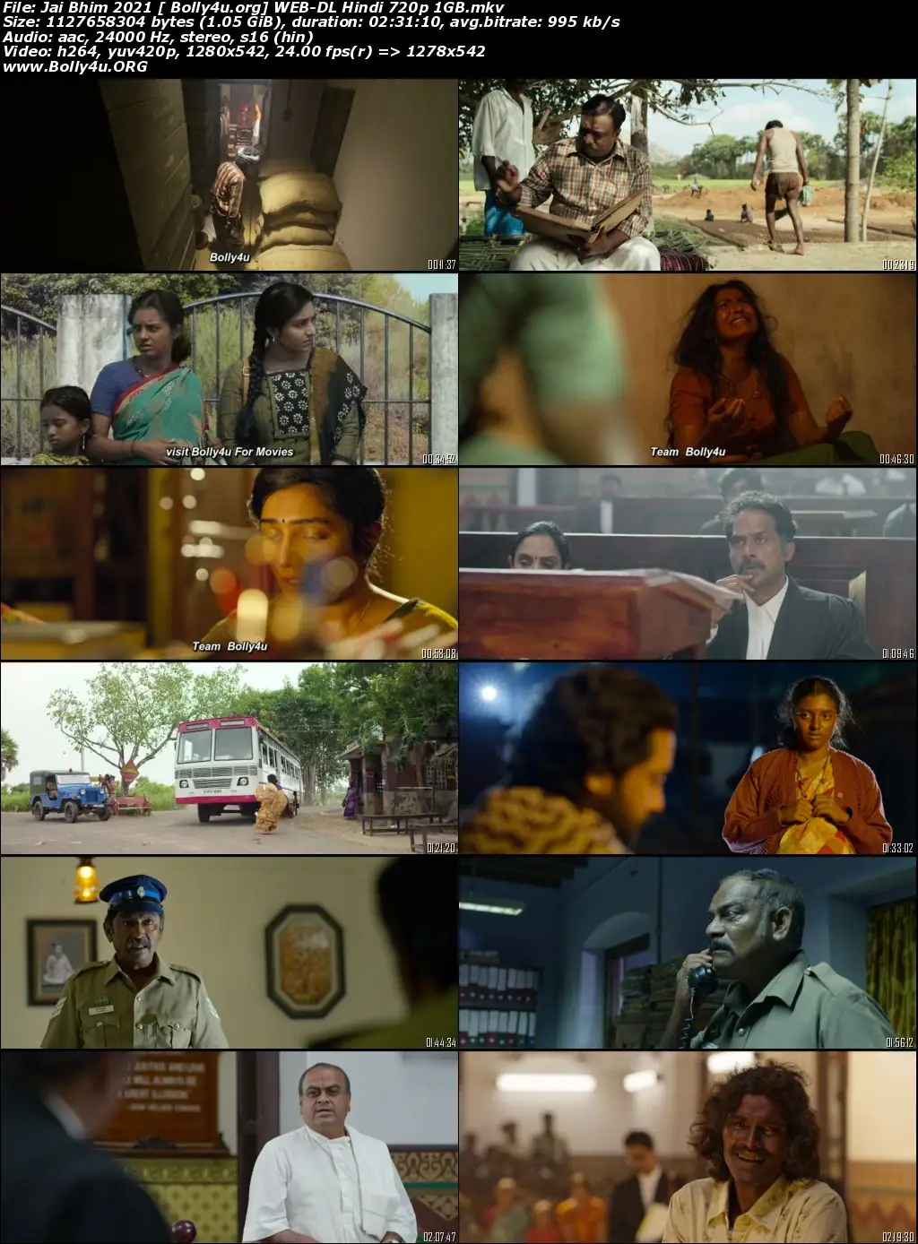 Jai Bhim 2021 WEB-DL 1GB Hindi Movie Download 720p
