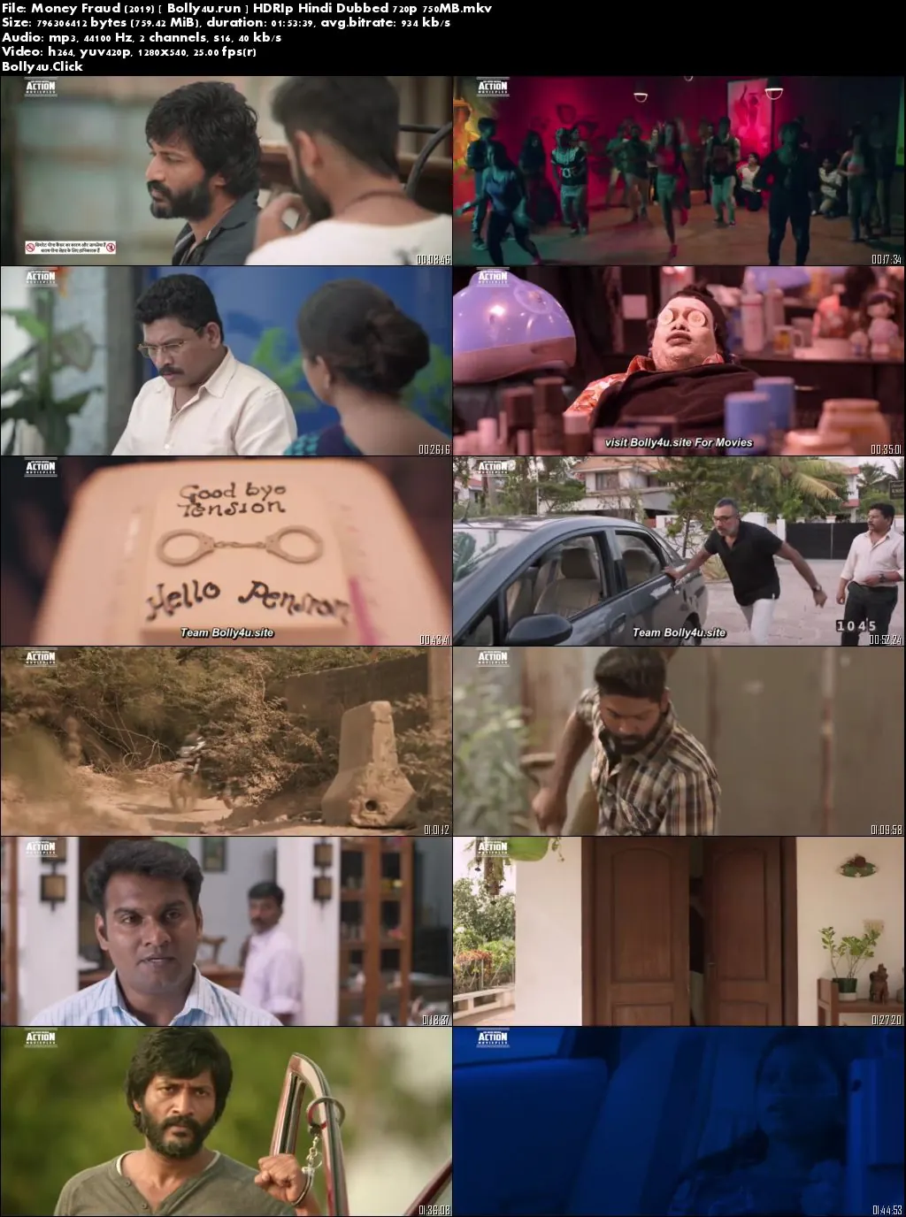 Money Fraud 2019 HDRip 750MB Hindi Dubbed 720p Download