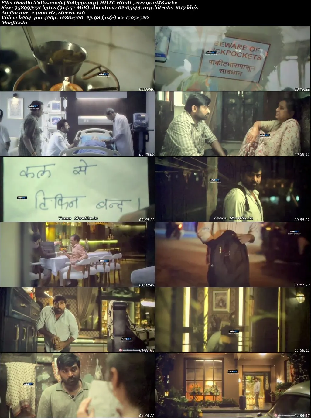 Gandhi Talks 2026 HDTC Hindi Full Movie Download 1080p  720p  480p