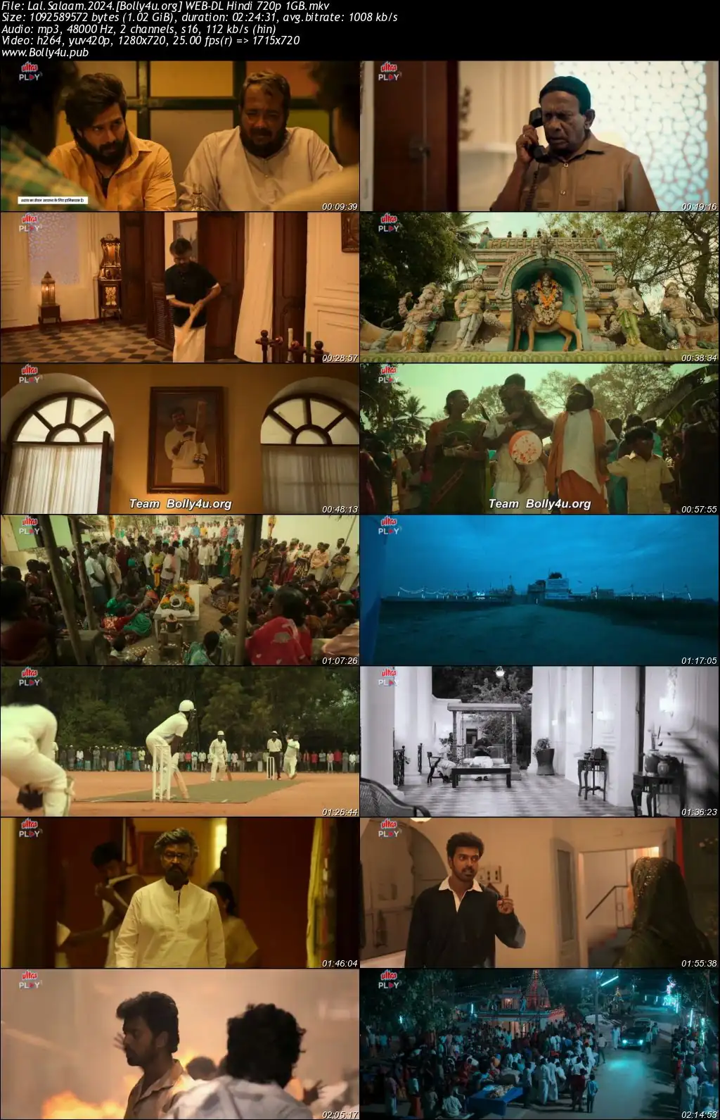 Lal Salaam 2024 WEB-DL Hindi Dubbed ORG Full Movie Download 1080p  720p  480p