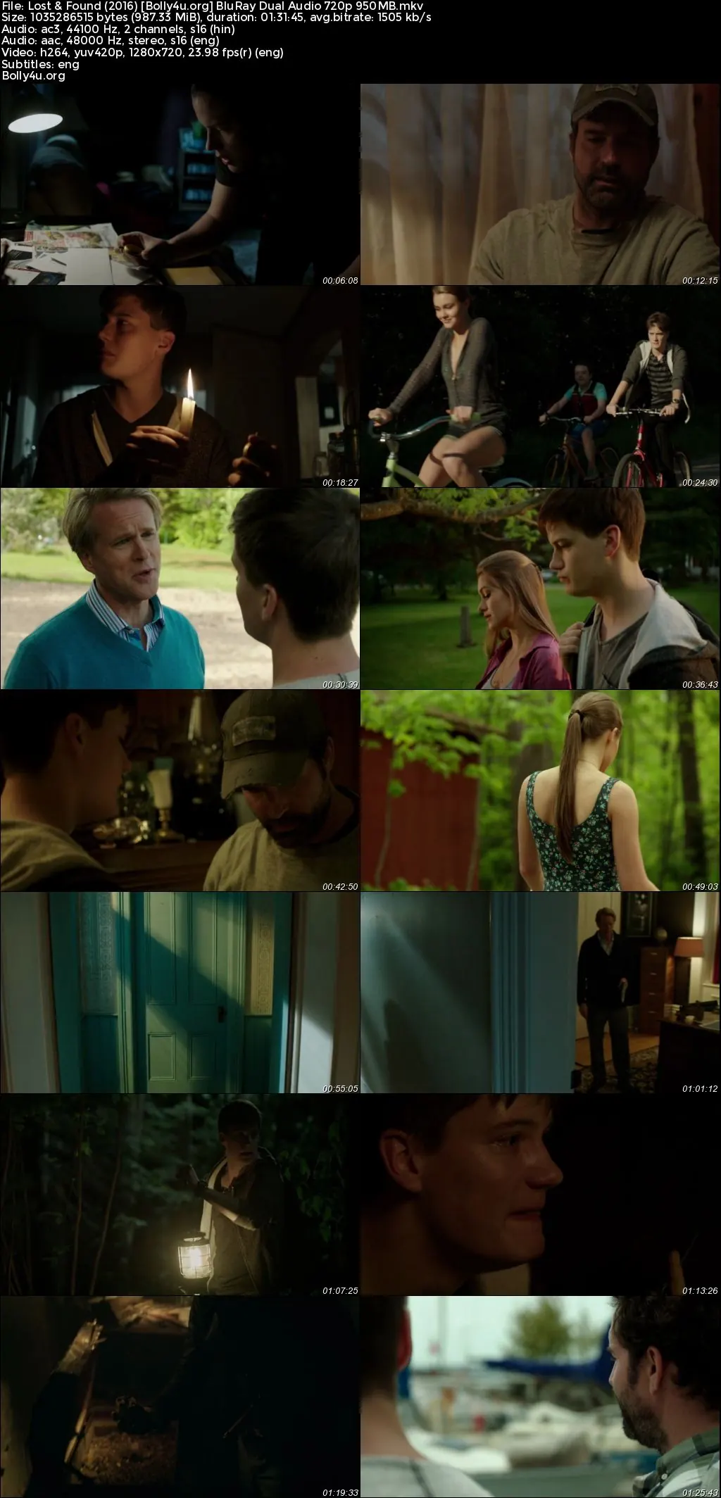 Lost & Found 2016 BluRay Hindi Dual Audio Full Movie Download 720p  480p