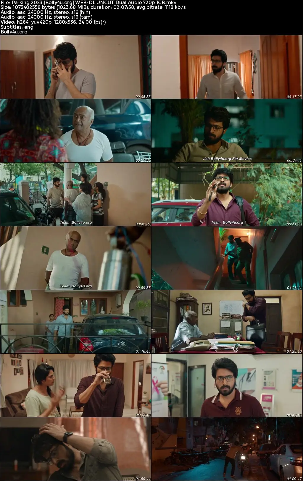 Parking 2023 WEB-DL UNCUT Hindi Dual Audio ORG Full Movie Download 1080p  720p  480p