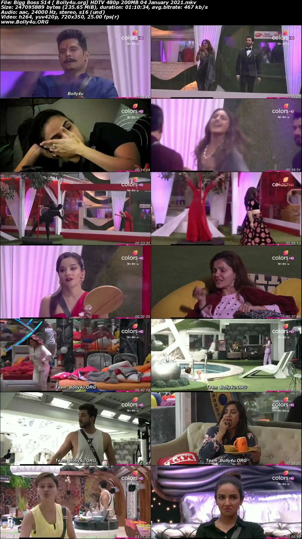 Bigg Boss S14 HDTV 480p 200MB 04 January 2021 Download Bigg Boss S14 HDTV 480p 200MB 04 January 2021 Download