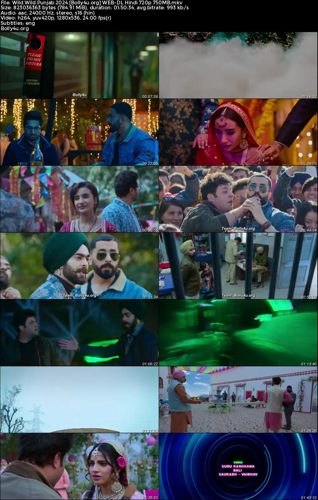 Wild Wild Punjab 2024 WEB-DL Hindi Full Movie Download 1080p  720p  480p Watch Online Free bolly4u