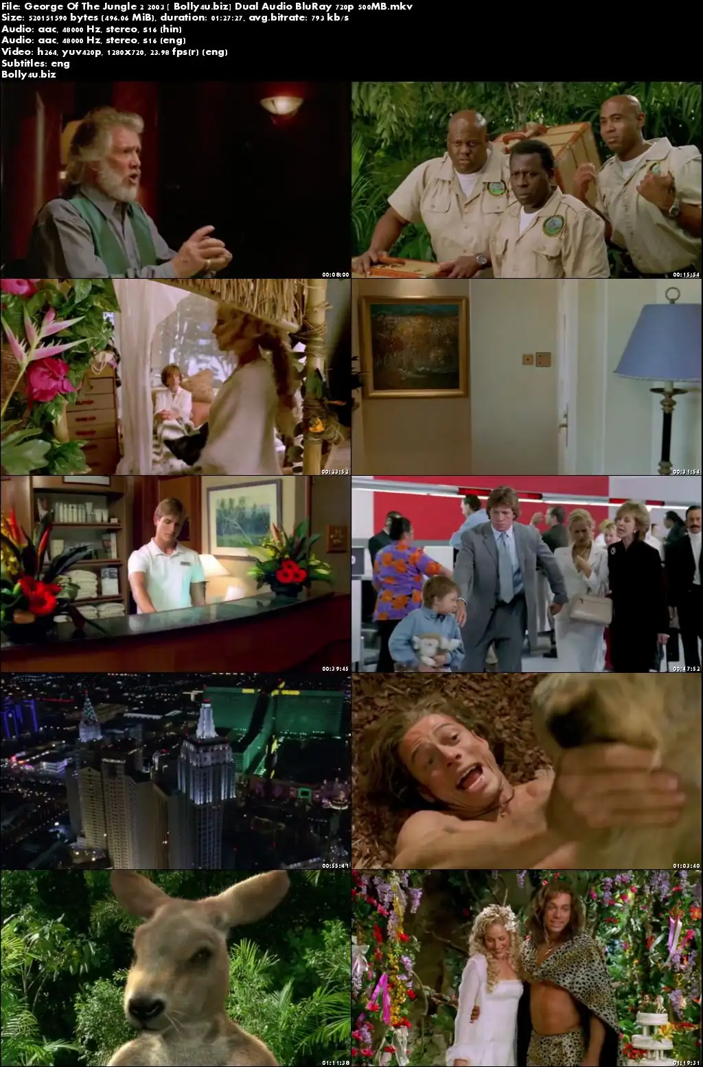 George Of The Jungle 2 2003 BRRip 500Mb Hindi Dual Audio 720p Download George Of The Jungle 2 2003 BRRip 500Mb Hindi Dual Audio 720p Download