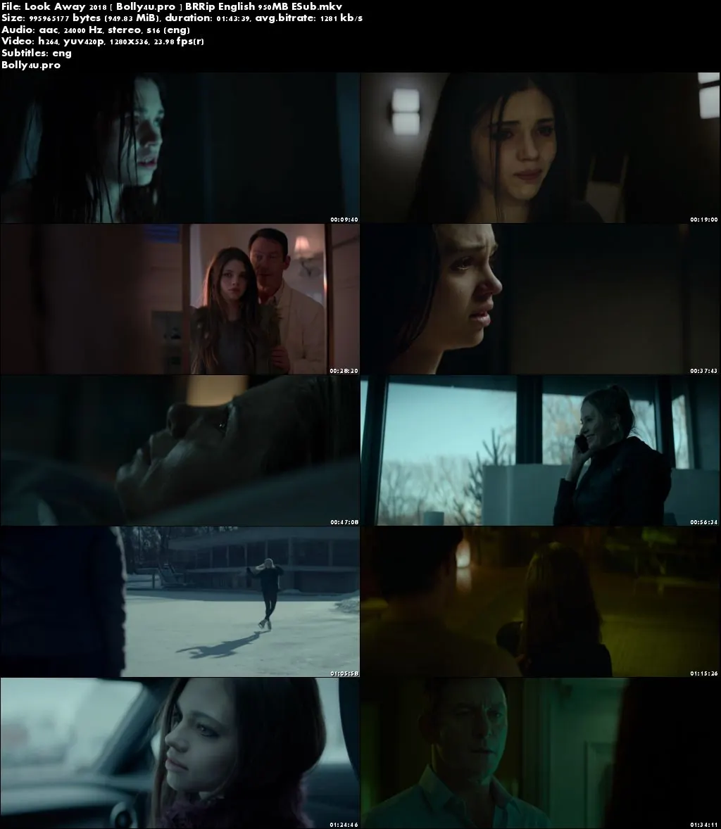 Look Away 2018 BRRip 950Mb English 720p ESub Download