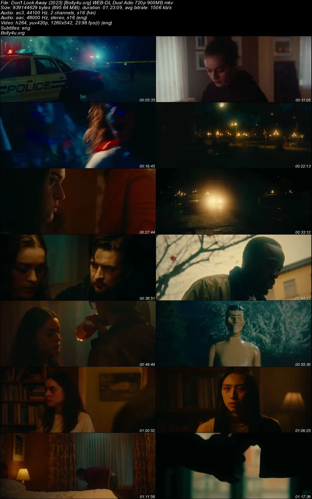 Dont Look Away 2023 WEB-DL Hindi Dual Audio Full Movie Download 720p  480p