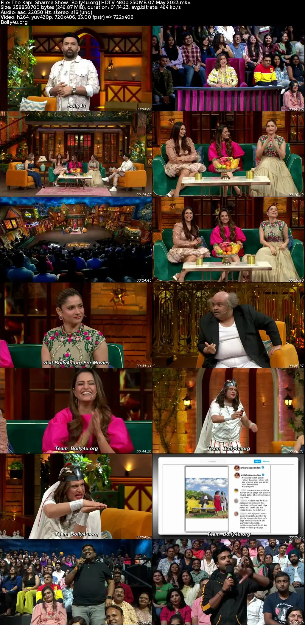 The Kapil Sharma Show HDTV 480p 250MB 07 May 2023 Download