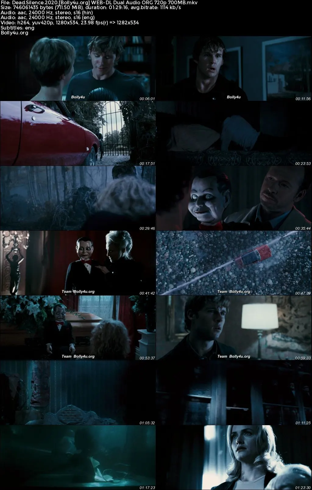 Dead Silence 2020 WEB-DL Hindi Dual Audio ORG Full Movie Download 1080p  720p  480p