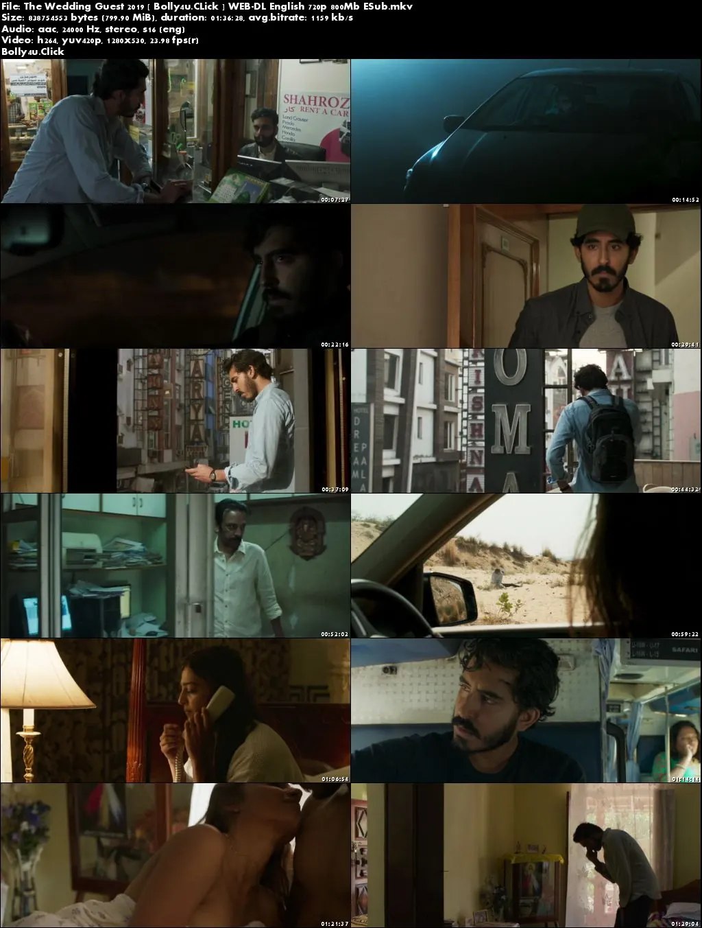 The Wedding Guest 2019 WEB-DL 800Mb English 720p ESub Download The Wedding Guest 2019 WEB-DL 800Mb English 720p ESub Download