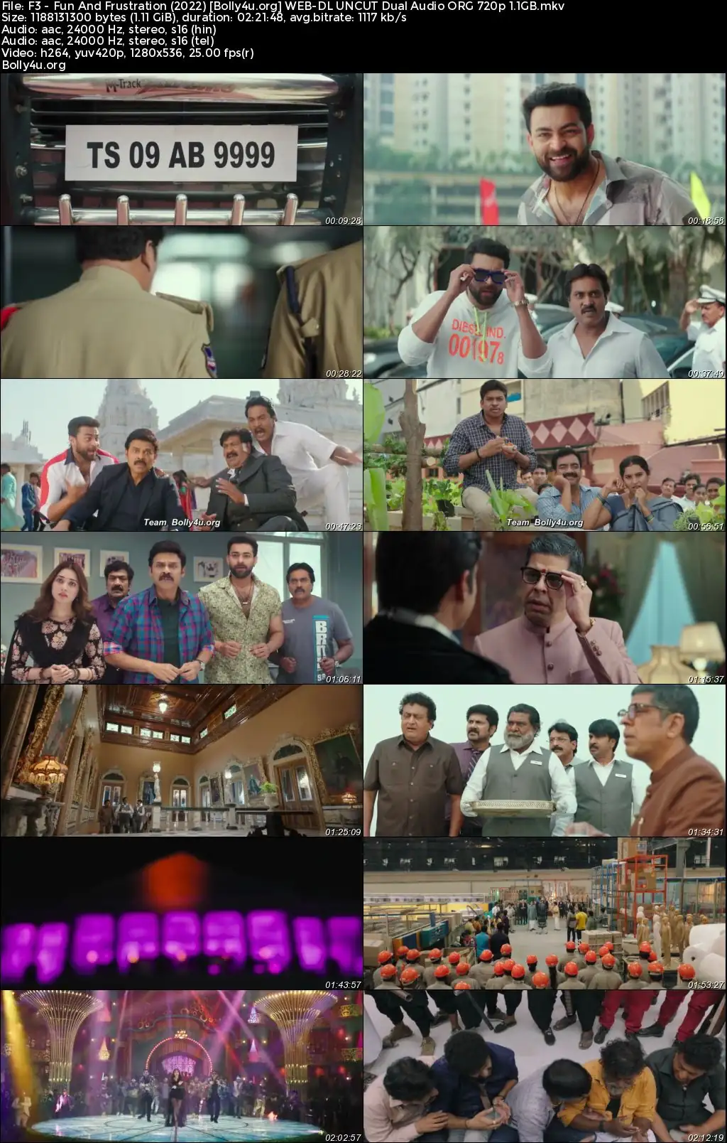 F3 Fun And Frustration 2022 WEB-DL UNCUT Hindi Dual Audio ORG Full Movie Download 1080p  720p  480p