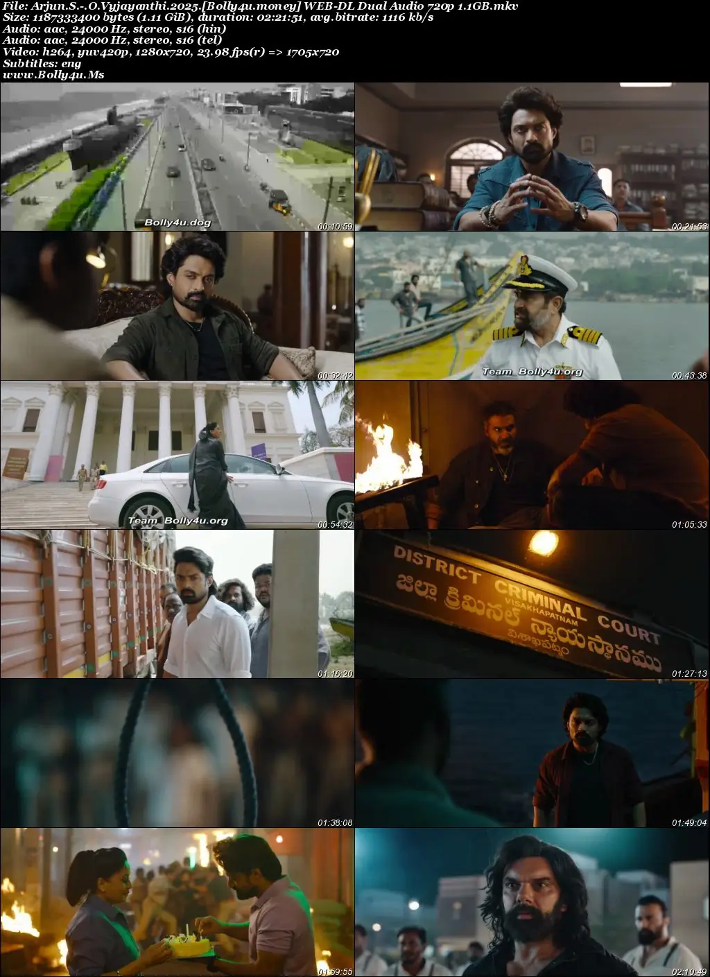 Arjun S.O Vyjayanthi 2025 WEB-DL UNCUT Hindi Dual Audio ORG Full Movie Download 1080p  720p  480p