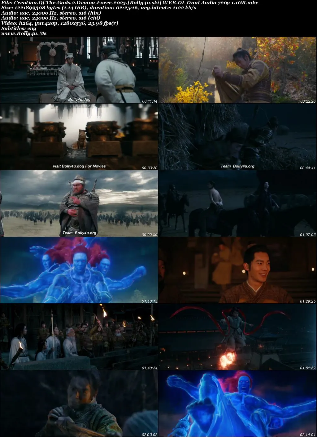 Creation of the Gods II Demon Force 2025 WEB-DL Hindi Dual Audio ORG Full Movie Download 1080p  720p  480p