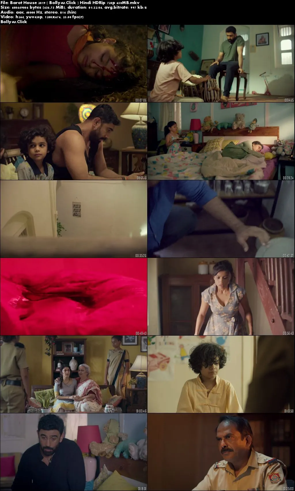 Barot House 2019 HDRip 300Mb Full Hindi Movie Download 480p