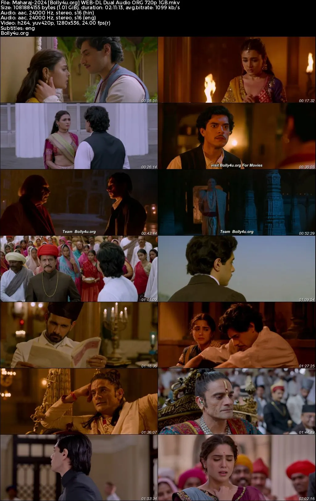 Maharaj 2024 WEB-DL Hindi Dual Audio ORG Full Movie Download 1080p  720p  480p