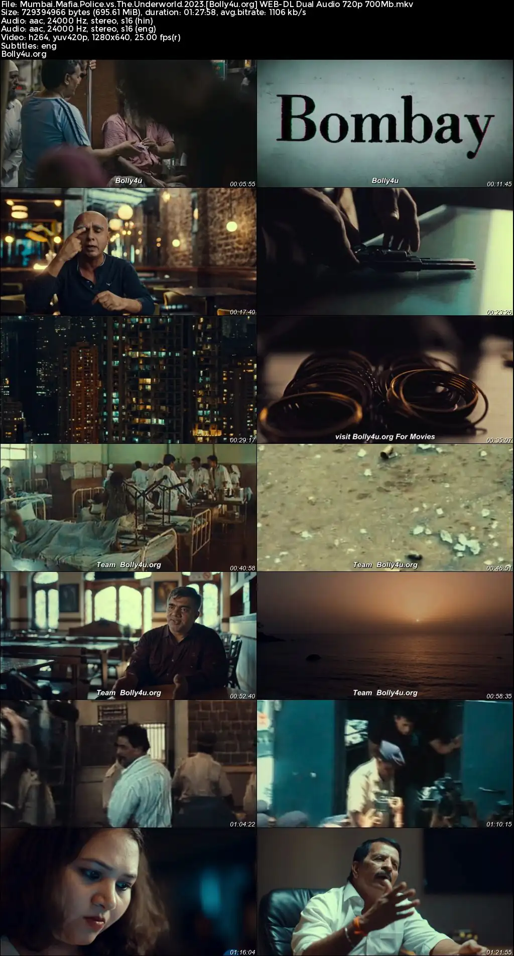 Mumbai Mafia Police vs The Underworld 2023 WEB-DL Hindi Dual Audio ORG Full Movie Download 1080p  720p  480p