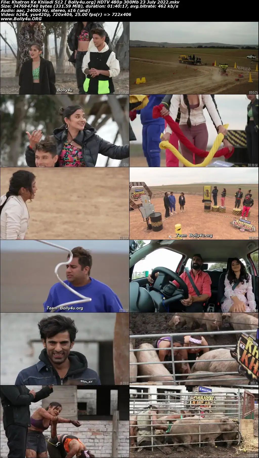 Khatron Ke Khiladi S12 HDTV 480p 300Mb 23 July 2022 Download