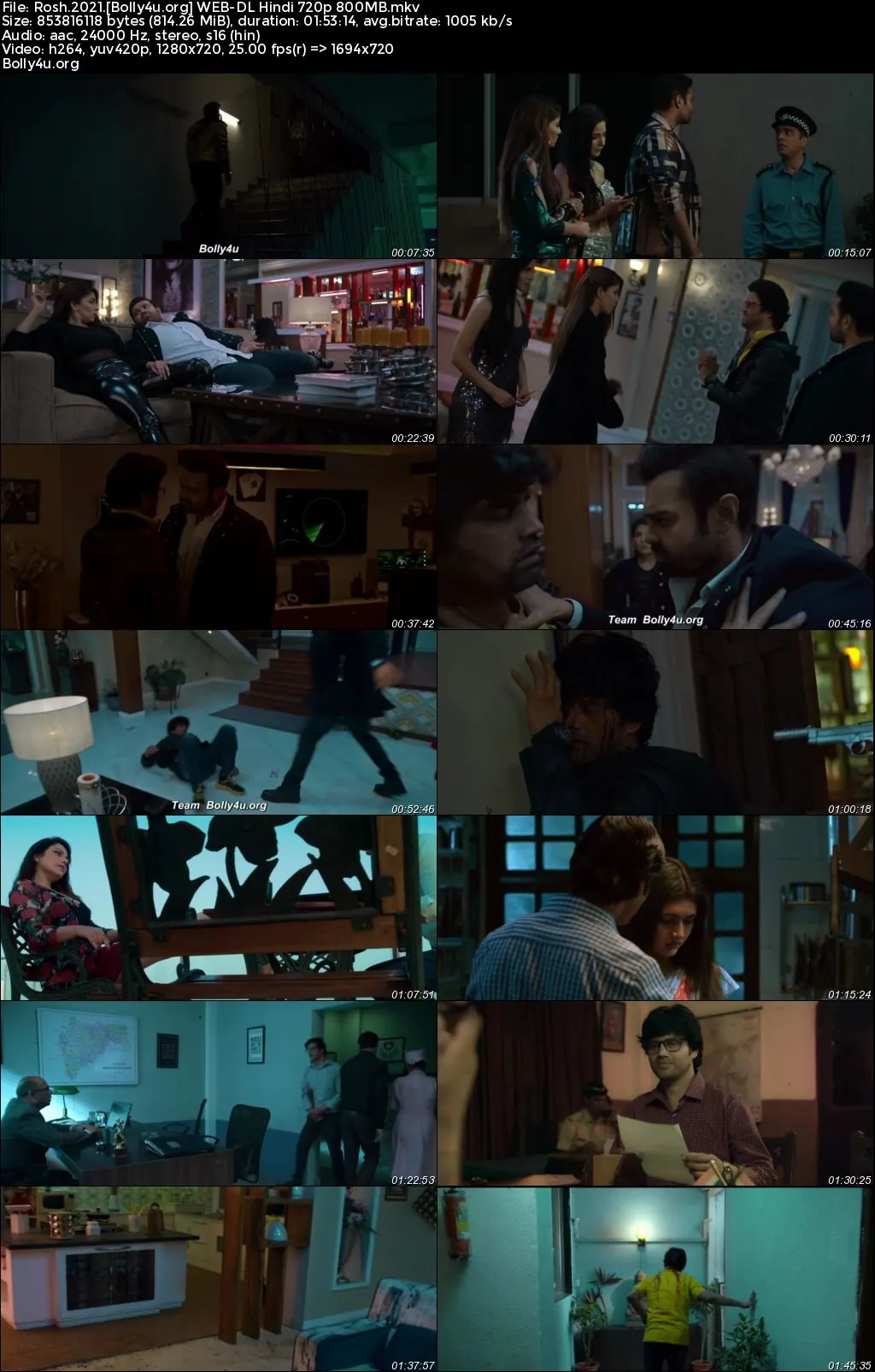 Rosh 2021 WEB-DL Hindi Full Movie Download 1080p  720p  480p