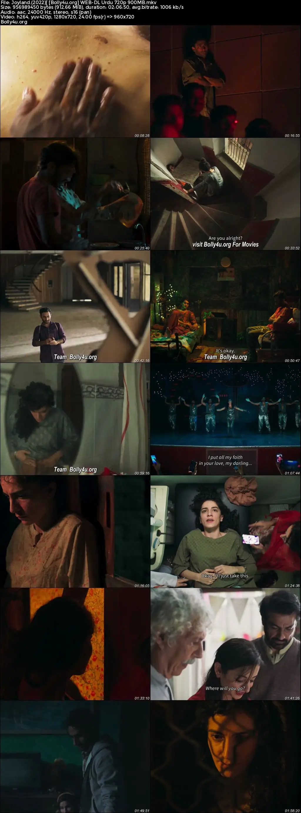 Joyland 2022 WEB-DL Urdu Full Movie Download 1080p  720p  480p