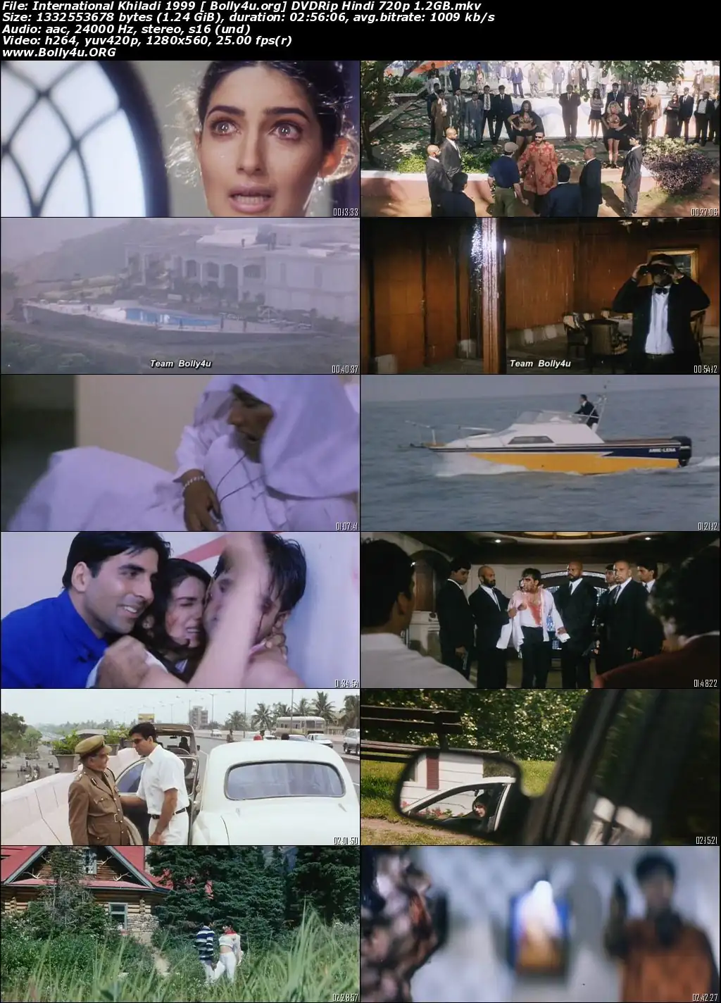 International Khiladi 1999 DVDRip 500MB Hindi Movie Download 480p