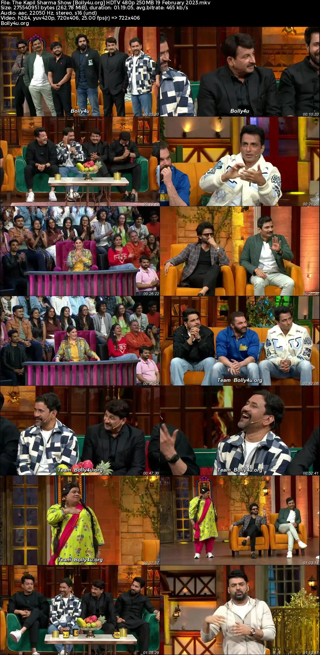 The Kapil Sharma Show HDTV 480p 250MB 19 February 2023 Download The Kapil Sharma Show HDTV 480p 250MB 19 February 2023 Download