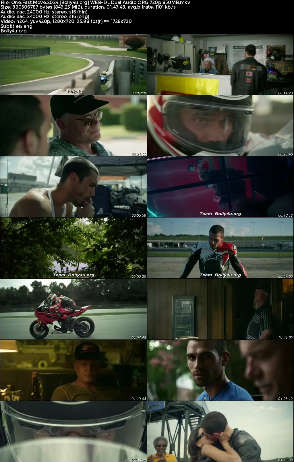 One Fast Move 2024 WEB-DL Hindi Dual Audio ORG Full Movie Download 1080p  720p  480p