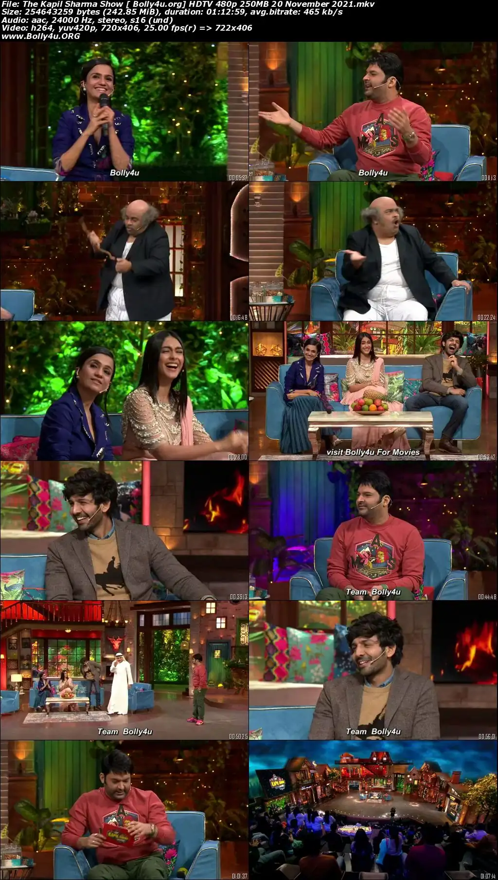 The Kapil Sharma Show HDTV 480p 250MB 20 November 2021 Download